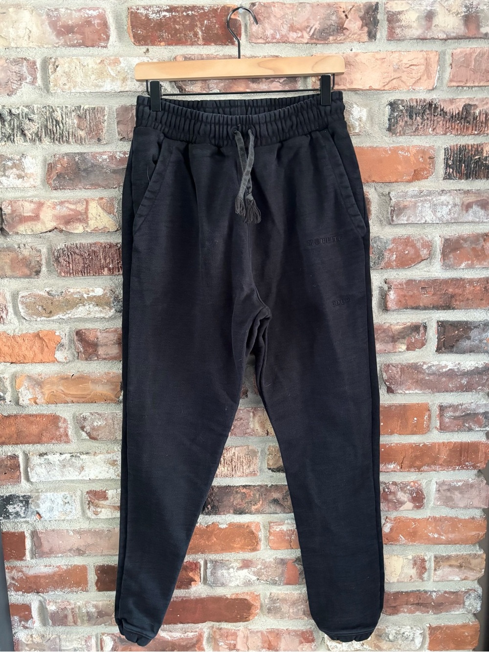 CDLP Mobilite Black Cotton Skinny Sweatpants, S